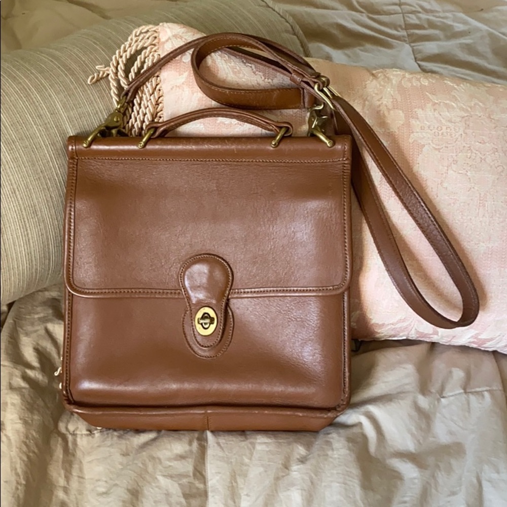 VINTAGE COACH MESSENGER BAG